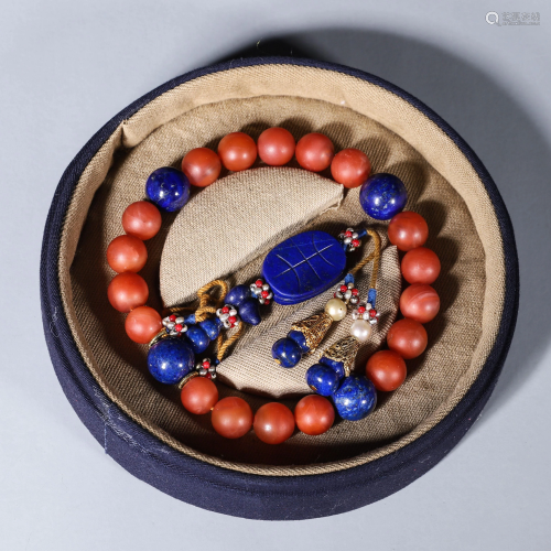 An agate Prayer Beads