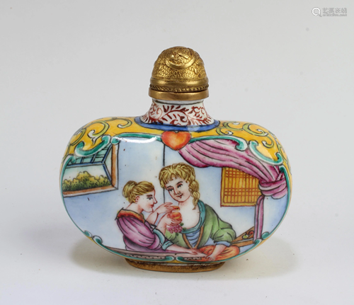 An Enamel Snuff Bottle