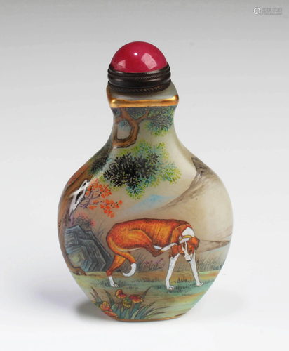 Chinese Peking Glass Snuff Bottle