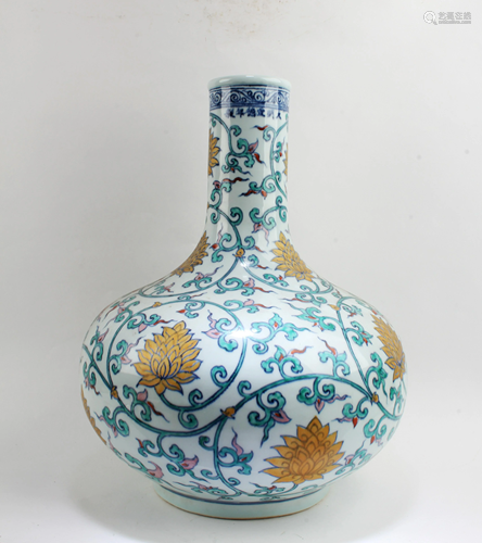 Chinese Doucai Porcelain Vase