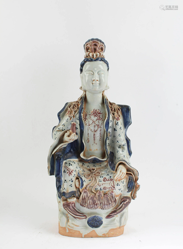 Chinese Porcelain Guanyin Statue