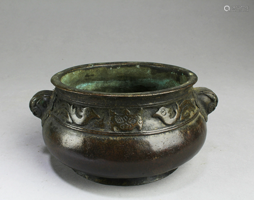 Chinese Bronze Censer