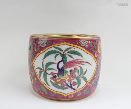 Chinese Porcelain Cricket Container