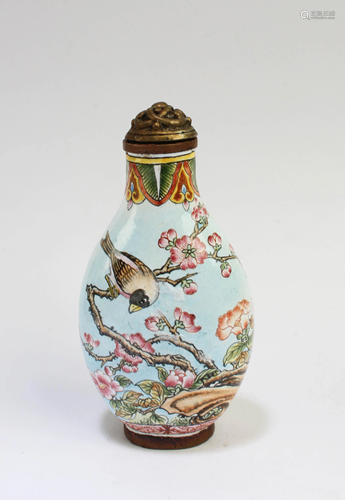 An Enamel Snuff Bottle