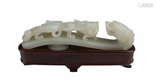 Chinese Jade Belt Buckle