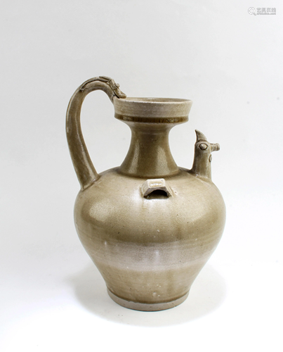 A Pottery Ewer