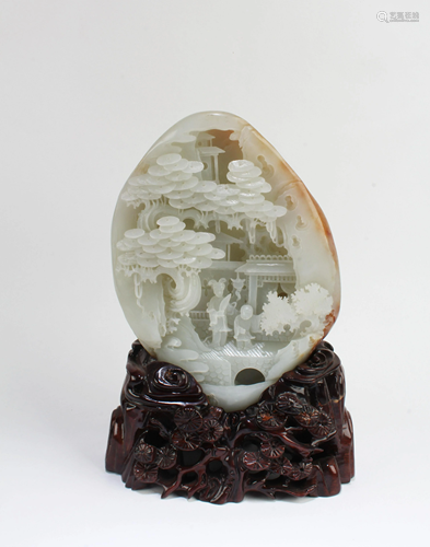 A Chinese Jade Carved Ornament