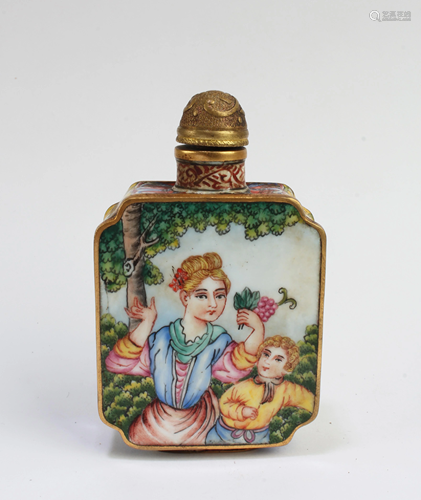 An Enamel Snuff Bottle