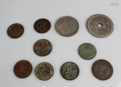 A Group of Eleven Coins