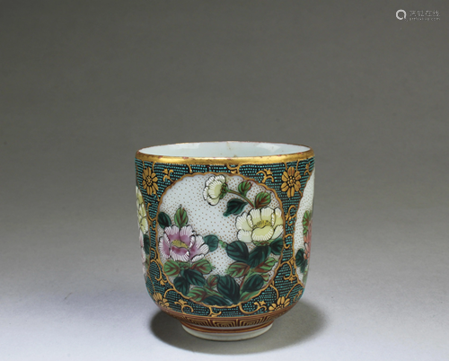 A Japanese Porcelain Wine Cup