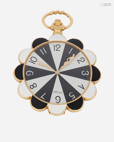 An Erte 18k Gold pocket watch