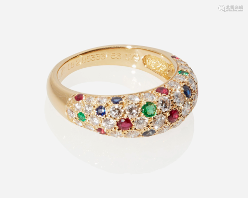 A Van Cleef & Arpels gem-set ring