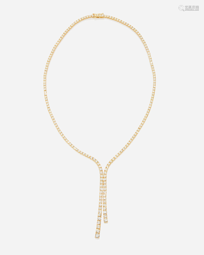 A diamond necklace