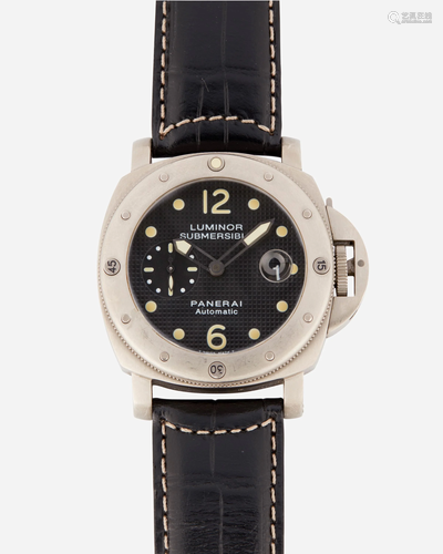 A Panerai Luminor Titanium wristwatch