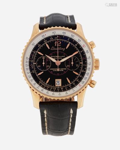 A Breitling Montbriliant wristwatch