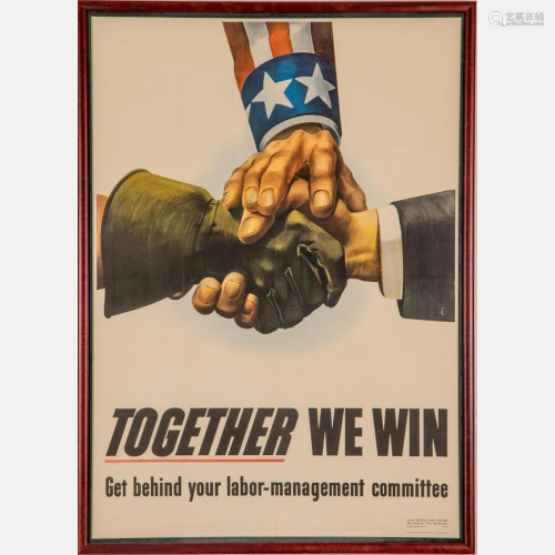 Courtney Allen (American, 1896-1969) Together We Win,