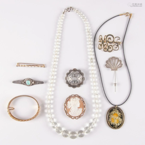 A Collection of Costume Jewelry,