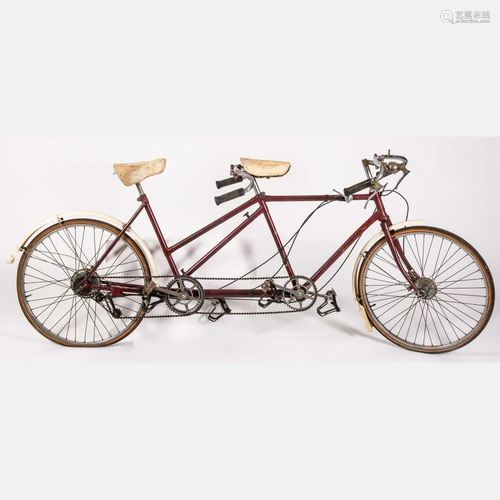 An English Royal Enfield Tandem Bicycle, Redditch