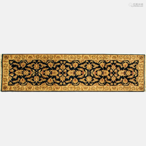 An Indo Persian Tabriz Wool Runner, 21st Century.