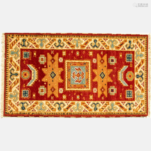 An Indo Persian Tabriz Wool Rug, 21st Century.