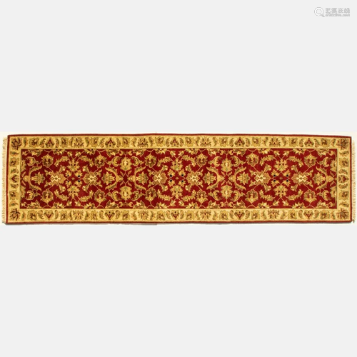 An Indo Persian Tabriz Wool Runner, 21st Century.