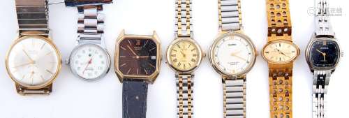 Miscellaneous lady's and gentleman's wristwatches, costume j...