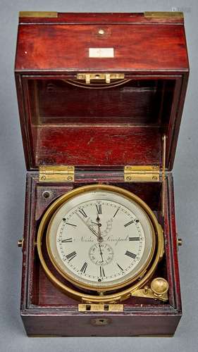 An English two-day marine chronometer, Norris Liverpool, No ...