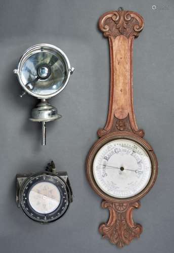 Sailing. A Sharp & Co Ltd Autopilot compass, 15cm diam, 16.5...