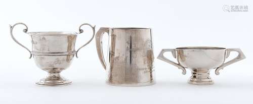 A George VI silver mug, 88mm h, by Crisford & Norris Limited...