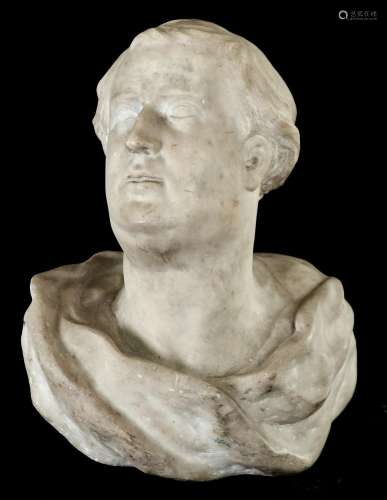 British School, 18th c - Portrait Bust of a Man a l'antica, ...
