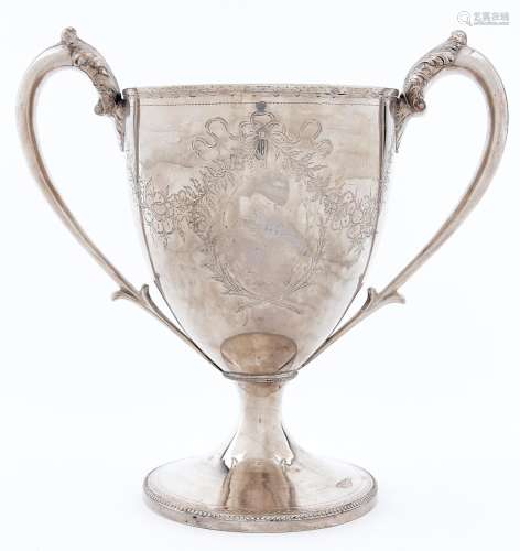 A Scottish George III silver cup, with acanthus capped handl...