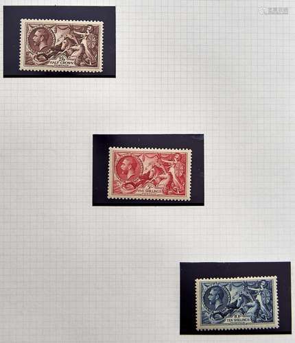 Great Britain Postage stamps 1934 re-engraved 2/6d - 10/-, f...