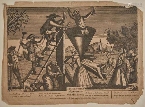 Miscellaneous 18th c and later prints and plans, sold in por...