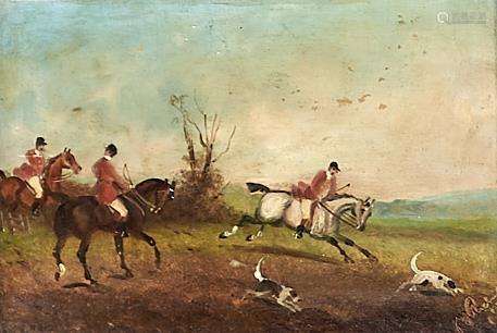 PHILIP HINCHEMAN RIDEOUT (1842-1920) - ON THE SCENT, SIGNED,...