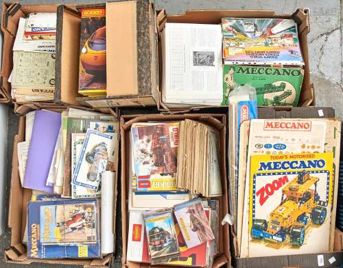 Meccano. An extensive collection of promotional literature a...