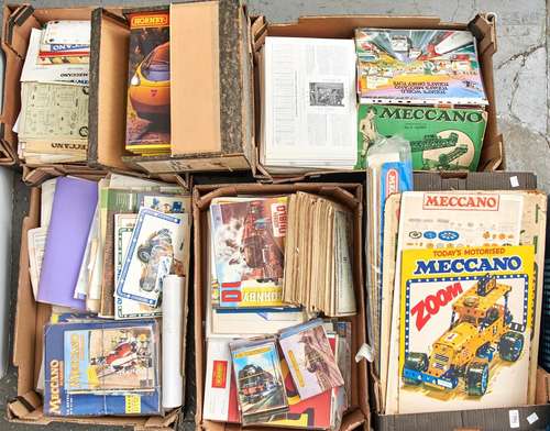 Meccano. An extensive collection of promotional literature a...