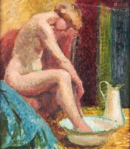 Charles James McCall (1907 - 1989) - The Bather, with signat...