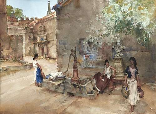 Sir William Russell Flint RA, PRWS, RSW (1880-1969) - Rebecc...