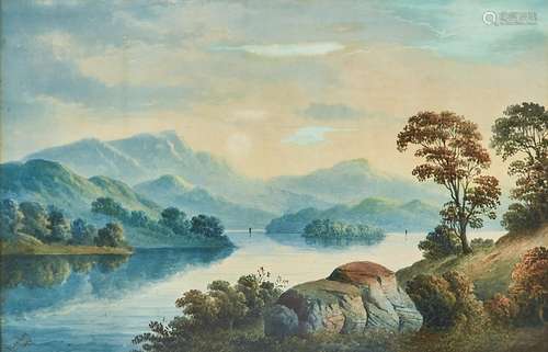 William Langley (fl. late 19th c) - Loch Lomond, signed and ...