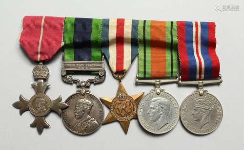 THE MEDALS OF LIEUTENANT J. HIGGINSON, R. TANK C. including ...