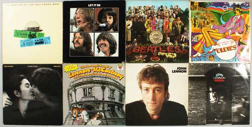 EIGHT BEETLES and JOHN LENNON LP'S, including Sergeant Peppe...