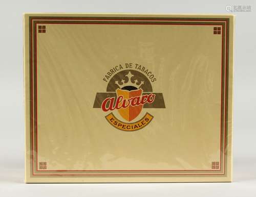 TWO BOXES OF 25 ALVARO CIGAR ELEGANTES