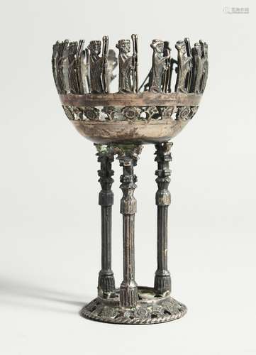 A ZAVEN SILVER STAND 5.5ins high