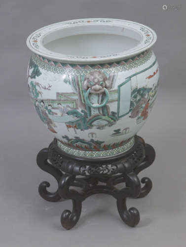 A late 18th century-early 19th century Famille Verte cache p...
