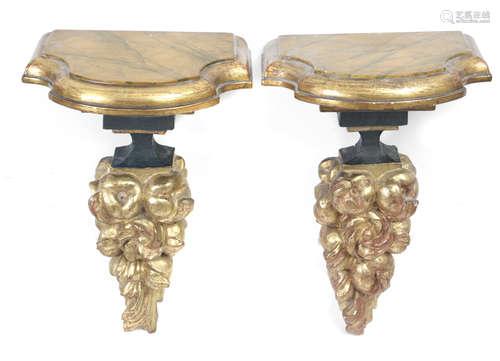 A pair of first half 20th century corbels