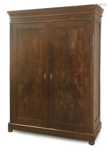 A 19th century Isabelino mahogany cabinet