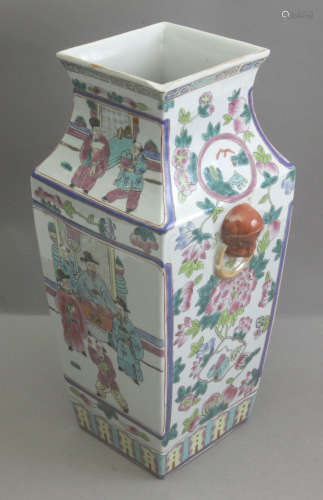 A 20th century Chinese Famille Rose vase