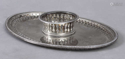 A silver mancerina chocolate pot, Madrid villa 1896