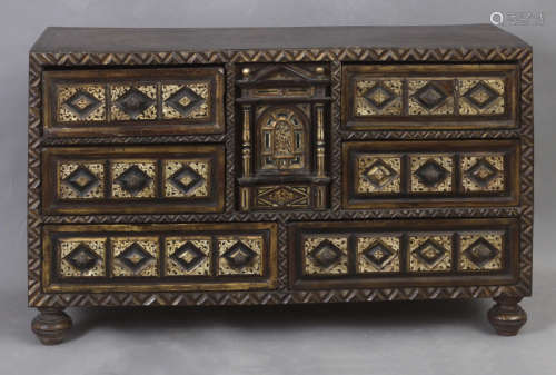 An 18th century Spanish walnut chest