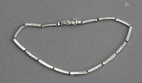 A diamond bracelet